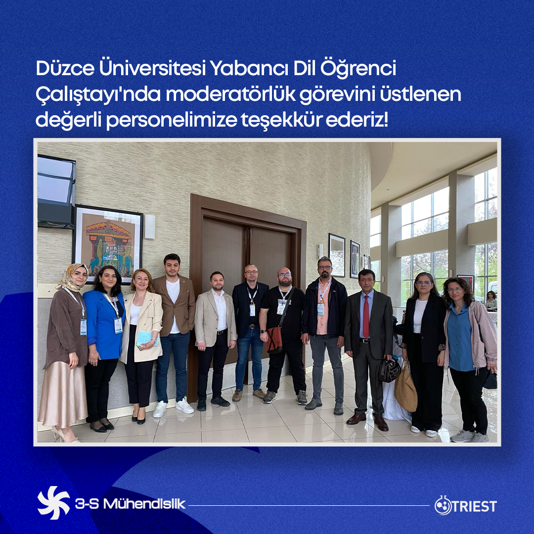 Düzce Üniversitesi Yabancı Dil Öğrenci Çalıştayı'nda moderatörlük görevini üstlendik!