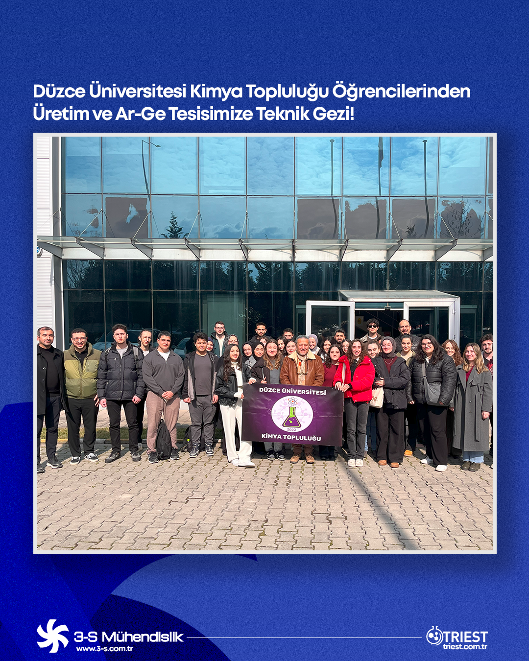 Düzce Üniversitesi Kimya Topluluğu Öğrencilerinden Üretim ve Ar-Ge Tesisimize Teknik Gezi!